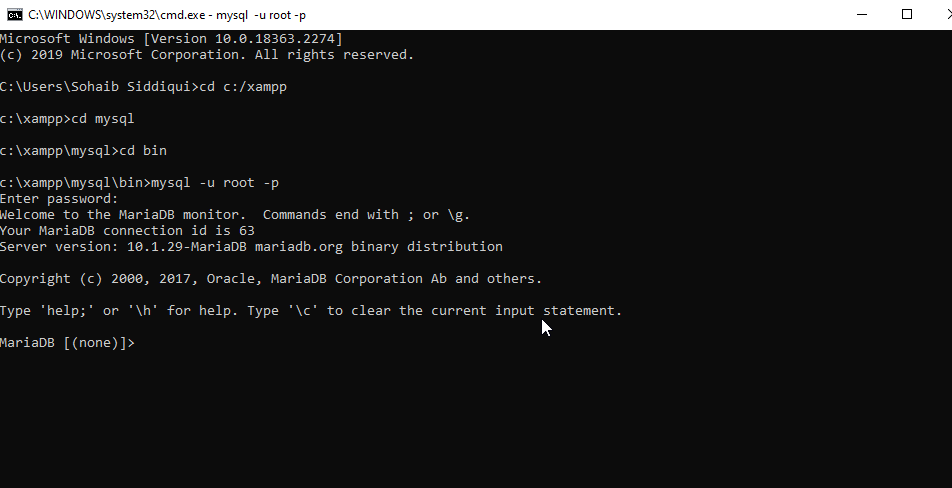 Check Connections In Mysql